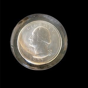 Vintage Collectors Lenox George Washington 1977 Glass Paper Weight